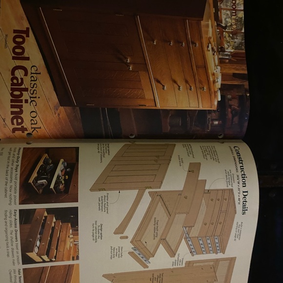 🎉5/$10🎉Woodsmith magazine vol 26 no 151 February / March 2004 oak tool cabinet - Picture 5 of 10